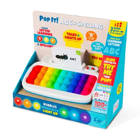Chuckle & Roar ABC Spelling Pop Keyboard for Children Ages 1-4+ by Buffalo Games