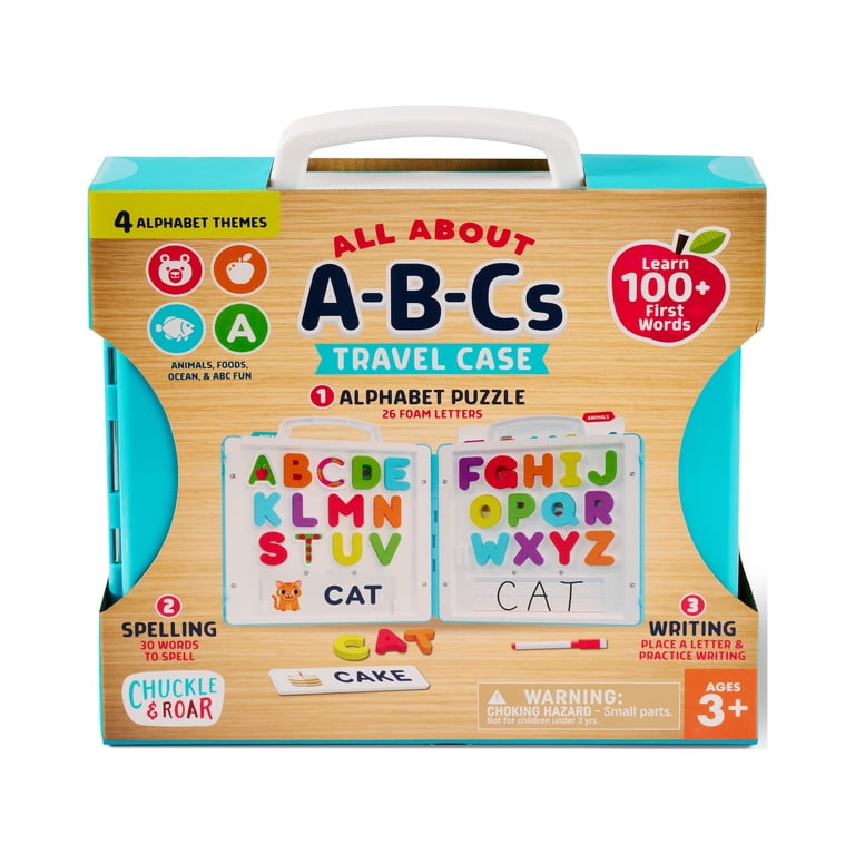 Chuckle & Roar First Words All About A-B-C's Travel Case for