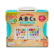 Chuckle & Roar First Words All About A-B-Cs Travel Case for Preschool Children Ages 3+ by Buffalo Games