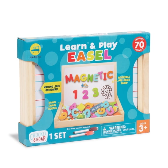 Chuckle & Roar Learn & Play Easel for Children Ages 3+ by Buffalo Games