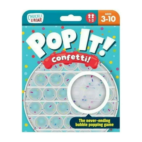 Chuckle & Roar Pop It! Fidget and Sensory Game - Confetti