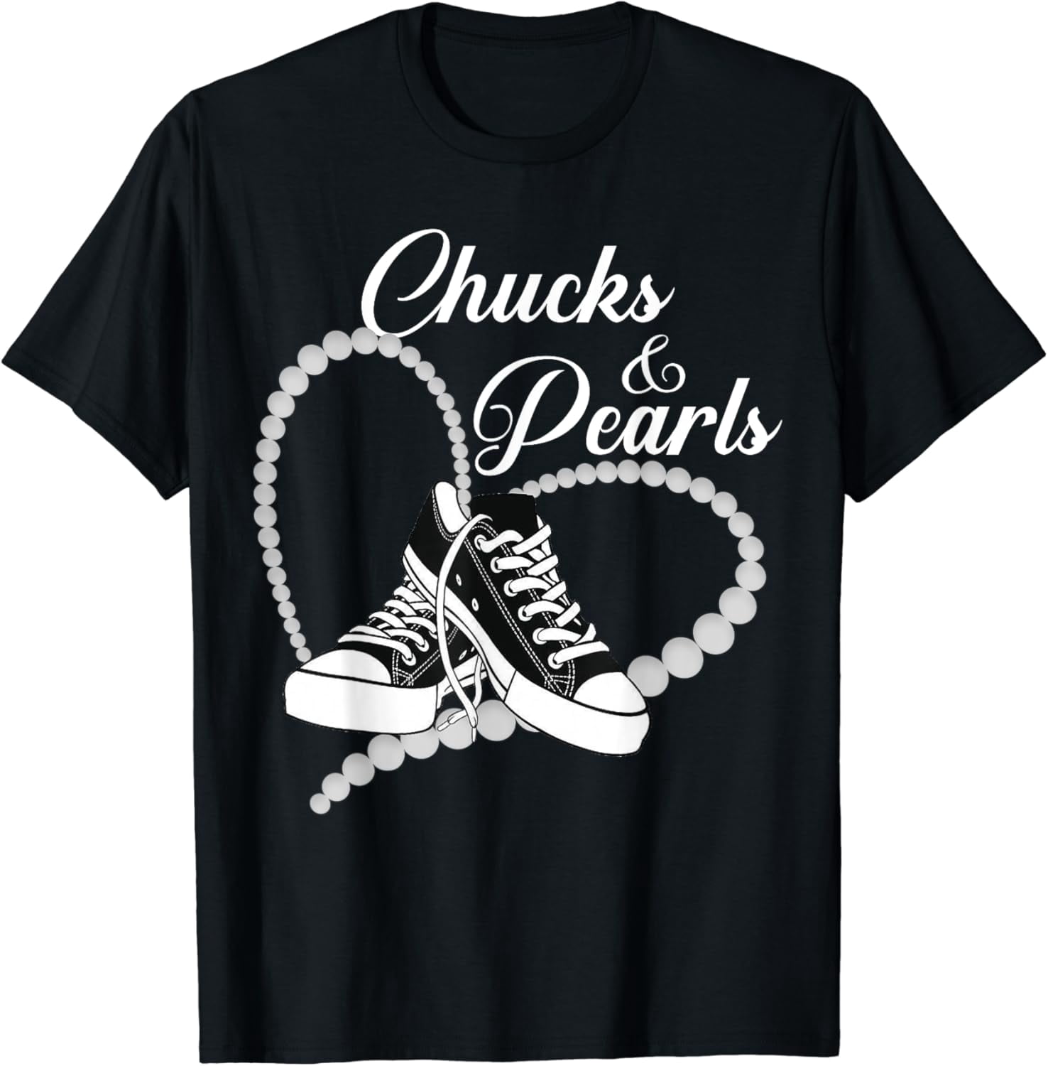 Chucks And Pearls 2025 I'M With Her Kamala 2025 T-Shirt - Walmart.com