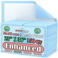 thumbnail image 1 of Chucks Pads Disposable Underpads 23x36 | [50 Pack] Incontinence Chux Pads Absorbent 3g SAP Fluff Protective Bed & Pee Pads for Babies, Kids, Adults & Elderly | Puppy Pads Large for Training Leak Proof, 1 of 8