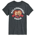 thumbnail image 1 of Chucky - Bride of Chucky Valentine Relationship Goals - Men's Short Sleeve Graphic T-Shirt, 1 of 4