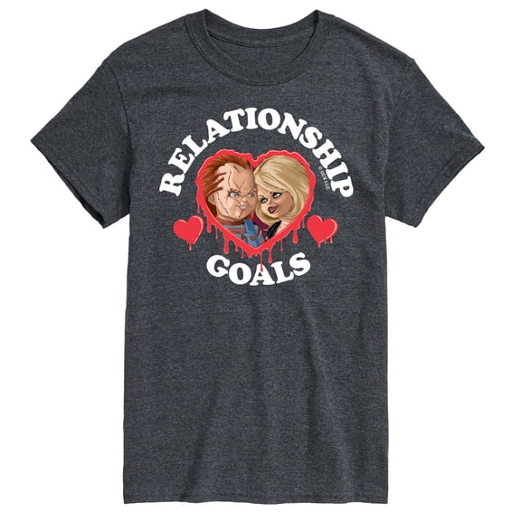 Chucky - Bride of Chucky Valentine Relationship Goals - Men's Short Sleeve Graphic T-Shirt