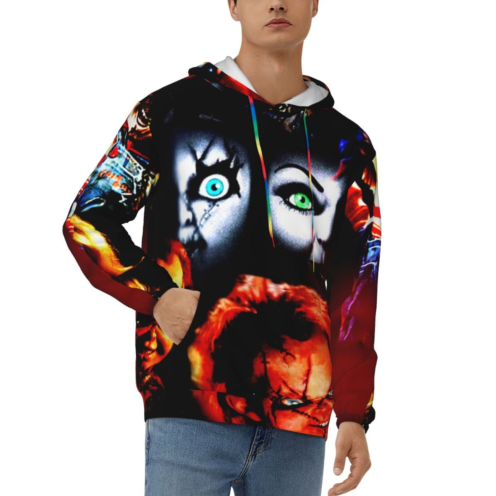Chucky Character Men'S Hoodies Sweatshirt Novelty 3d Print Pullover
