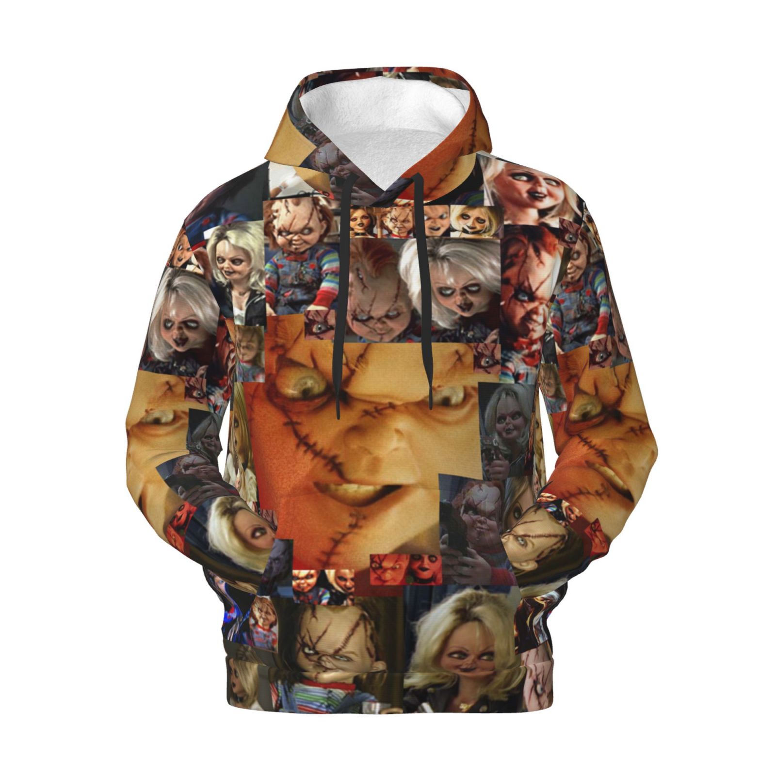 Heren Hoodie Ronde Hals En Losse Schouder Mouwen Mannen Vintage Gedrukt Hooded T-shirt Lente En Herfst Casual Hoodie Heren Pullover Sweatshirts, X, S