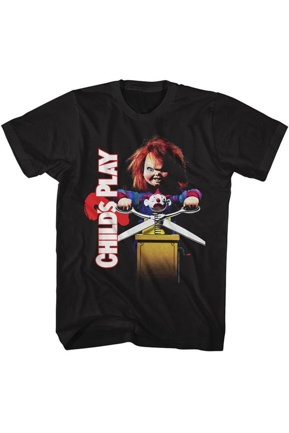 Chucky Child's Play Childs Play 2 Poster Black Adult T-Shirt