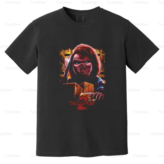Chucky, Childs Play 2, 90s Horror Movie, Vintage, Slasher, Doll, Fan Comfort Color T-Shirt Unisex, up to 4XL