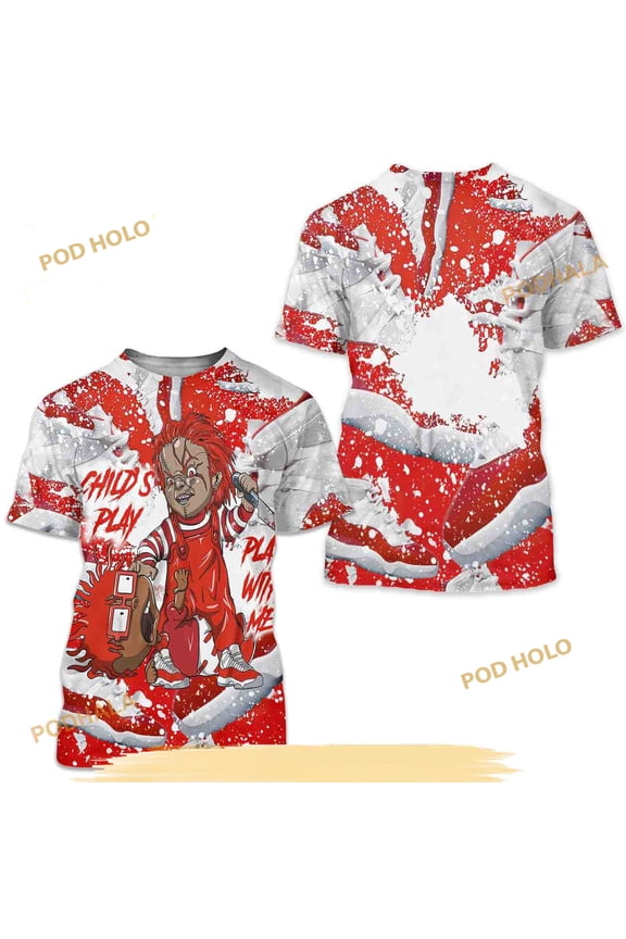 Chucky Chuckie Child Play Unisex Sneaker 3D Shirt