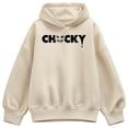 thumbnail image 1 of Chucky - Chucky Face Logo - Women's Oversized Fleece Hoodie Sweatshirt, 1 of 3