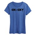 thumbnail image 1 of Chucky - Chucky Face Logo- Womens Short Sleeve Graphic T-Shirt, 1 of 5