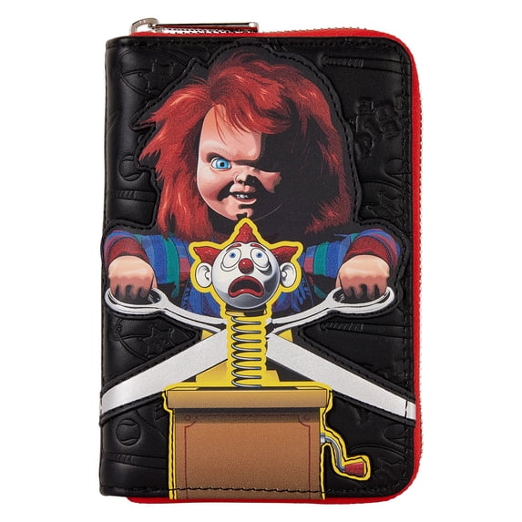 Chucky Clown Cosplay Zip Around Wallet