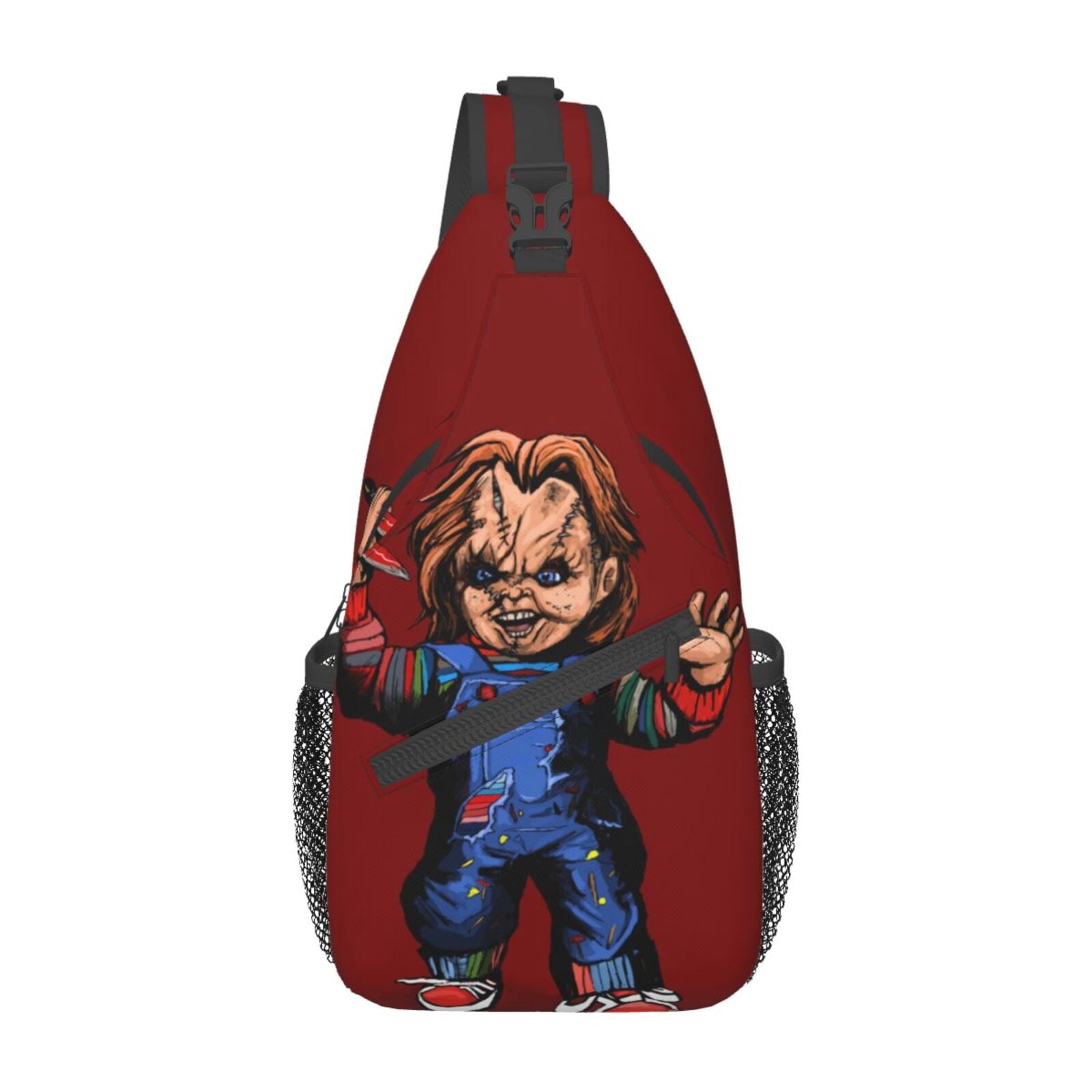 Chucky Comic Chest Bags Crossbody Sling Backpack Unisex Travel Hiking ...