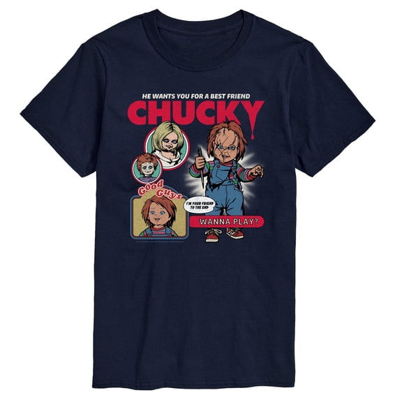Chucky - Comic Cover - Men's Short Sleeve Graphic T-Shirt