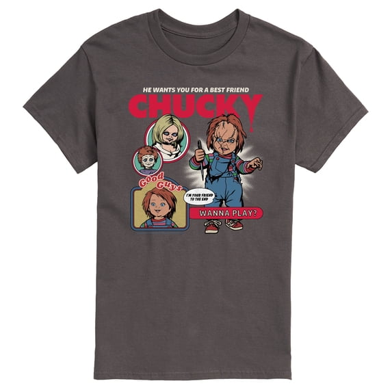 Chucky - Comic Cover - Men's Short Sleeve Graphic T-Shirt