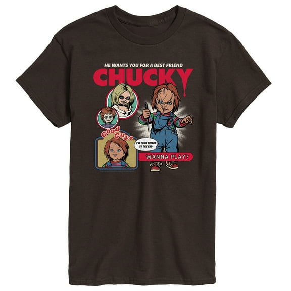 Chucky - Comic Cover - Men's Short Sleeve Graphic T-Shirt