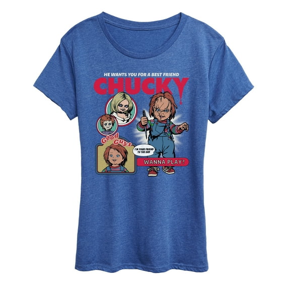 Chucky - Comic Cover - Women's Short Sleeve Graphic T-Shirt