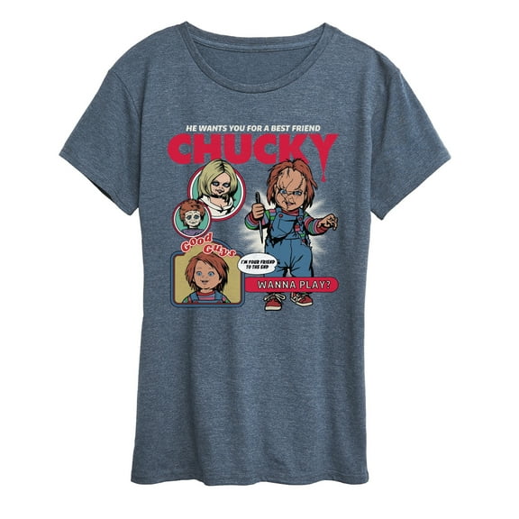 Chucky - Comic Cover - Women's Short Sleeve Graphic T-Shirt