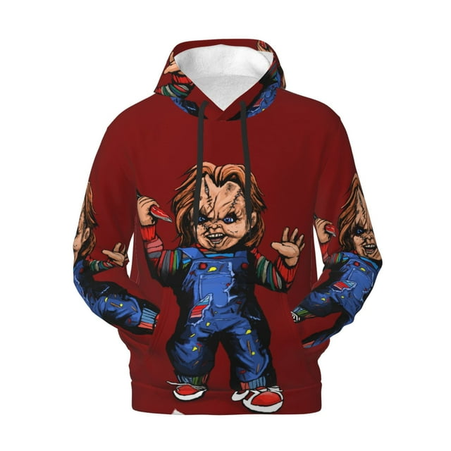 Chucky Comic Men's Sweatshirt Hoodies Soft Plush Fleece Pullover ...