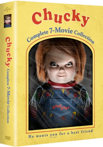 Chucky: Scary Complete 7-Movie Collection Set with Curse and Seed