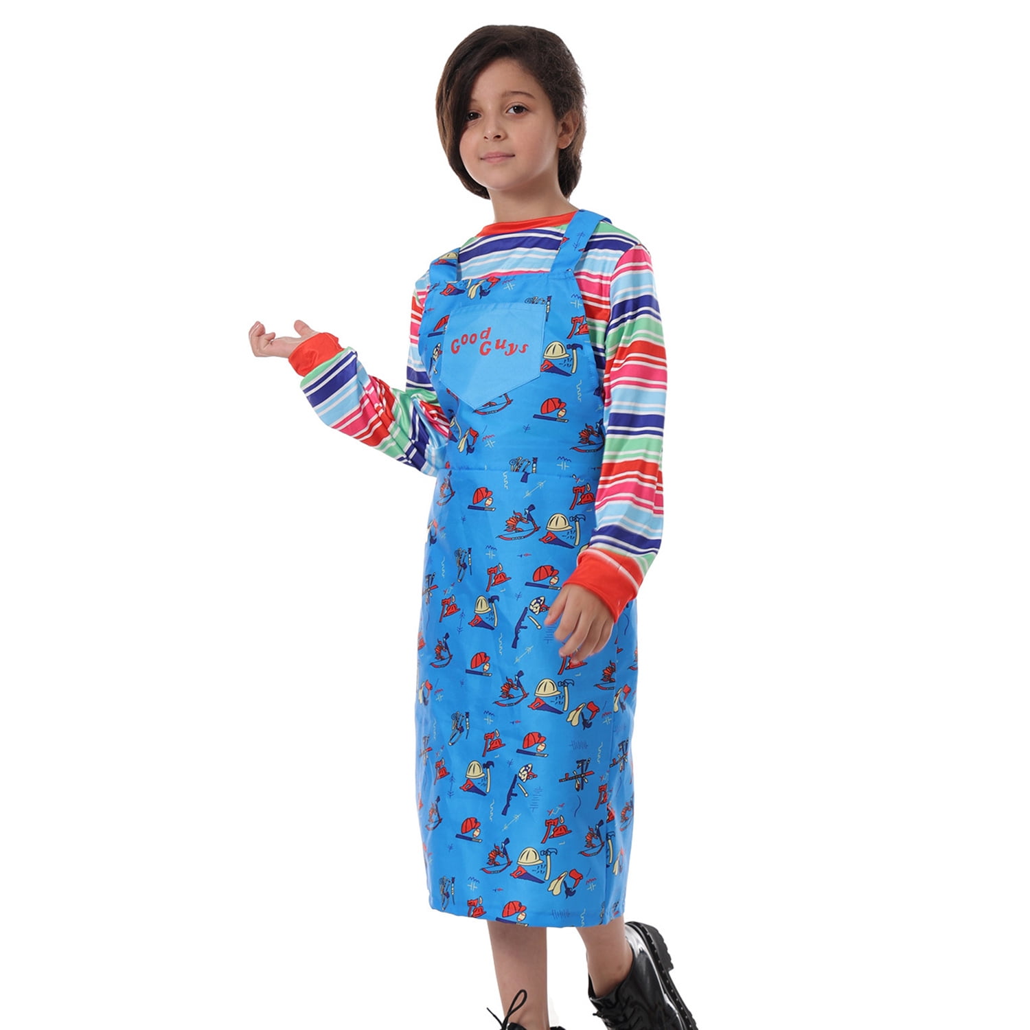 Chucky Costume Kids Boys Girls Halloween Chucky Costume Role Play