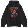 thumbnail image 1 of Chucky - Dark Portrait - Women's Oversized Fleece Hoodie Sweatshirt, 1 of 3