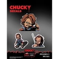 thumbnail image 1 of Chucky Doll Child's Play Decals - Set of 3 Vinyl Stickers for Car Tumbler Water Bottle Laptop Halloween Horror Car Decal Chucky Doll Face Scary Stickers, 1 of 5