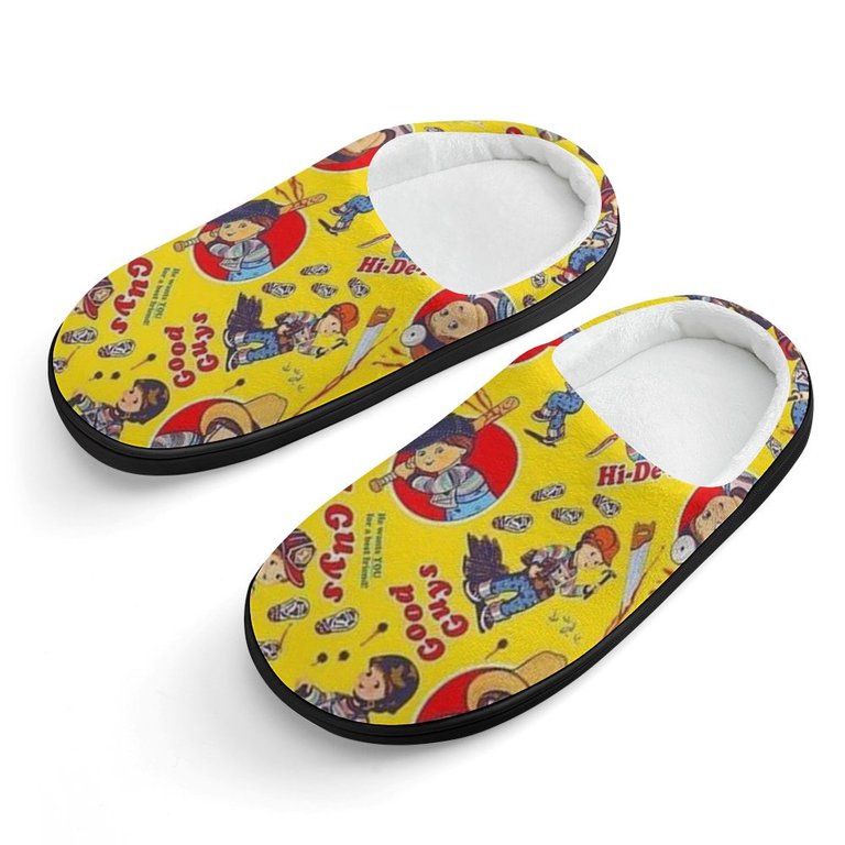 Chucky Doll Childs Play Cotton Slippers For Kids Winter Warm  display picture 1