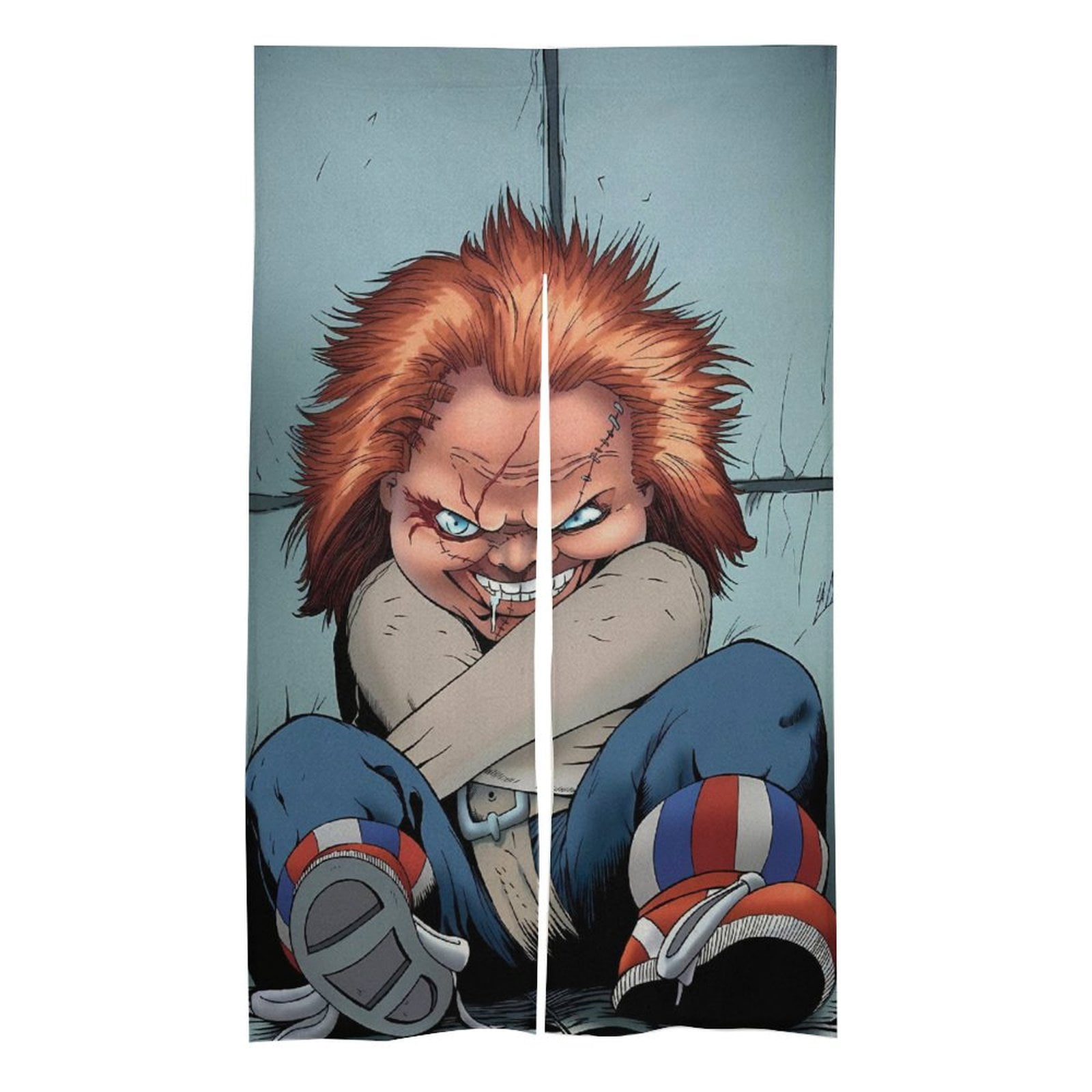 Chucky Door Curtain Splice Printed Room Divider Splice Door Curtain ...