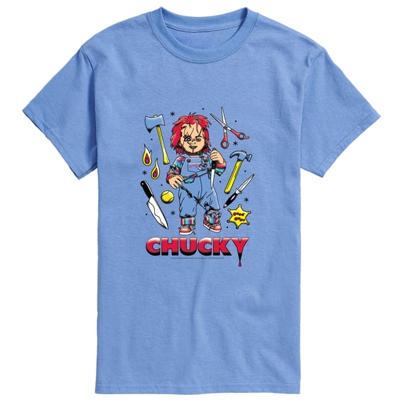 Chucky - Flash Tattoo - Men's Short Sleeve Graphic T-Shirt