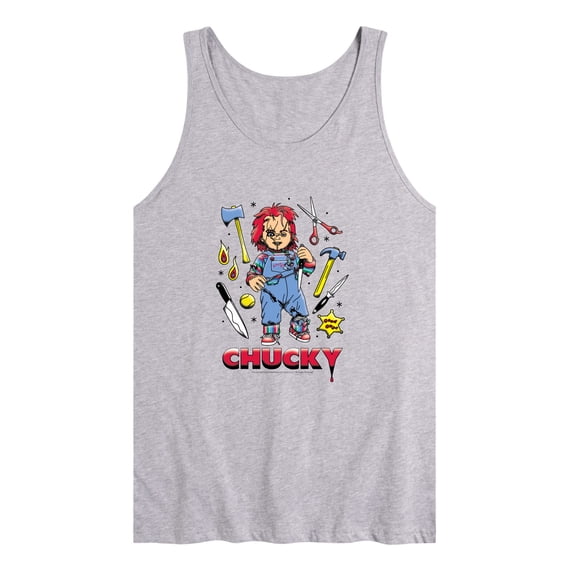 Chucky - Flash Tattoo - Men's Sleeveless Graphic Tank