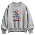 thumbnail image 1 of Chucky - Flash Tattoo - Women's Oversized Fleece Crew Sweatshirt, 1 of 3