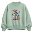 thumbnail image 1 of Chucky - Flash Tattoo Oversized Fleece Crew Sweatshirt, 1 of 3