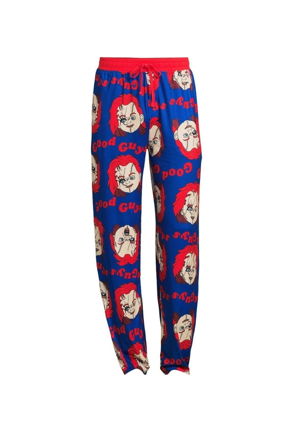 Chucky Good Guy Blue Blue Pajama Sleep Pants - Large