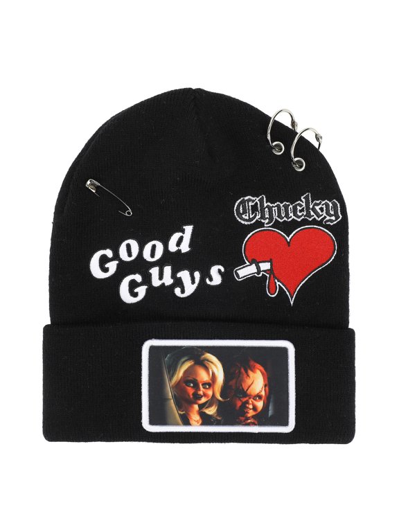 Chucky Good Guys Embroidered Acrylic Black Beanie