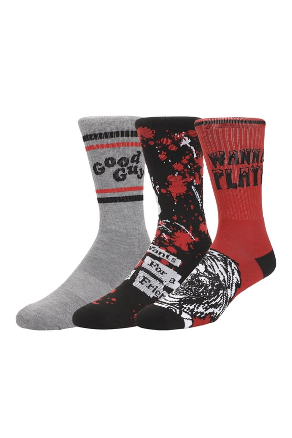 Chucky Good Guys Mens Athletic Crew 3 Pack