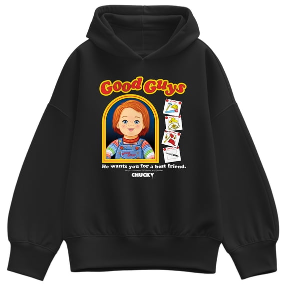 Chucky - Good Guys Package - Women's Oversized Fleece Hoodie Sweatshirt