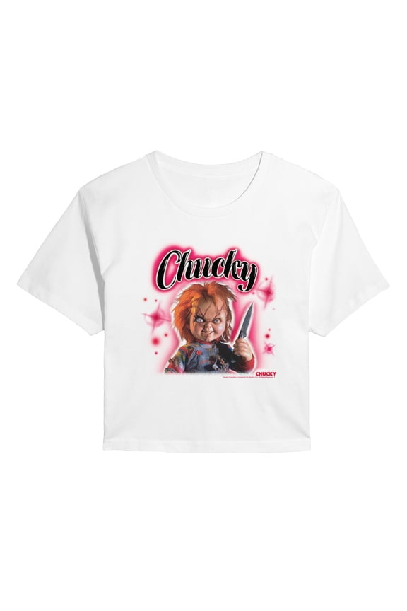 - Graffiti- Juniors Cropped Graphic T-Shirt