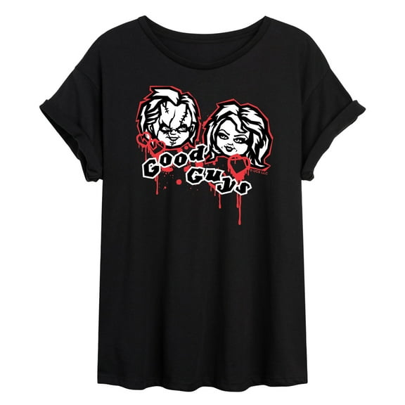 Chucky - Halloween - Bride Of Chucky - Good Guys Together - Juniors Ideal Flowy Muscle T-Shirt