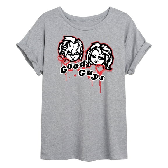 Chucky - Halloween - Bride Of Chucky - Good Guys Together - Juniors Ideal Flowy Muscle T-Shirt