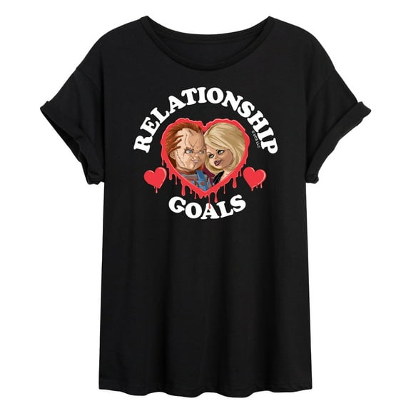 Chucky - Halloween - Bride Of Chucky - Relationship Goals - Juniors Ideal Flowy Muscle T-Shirt