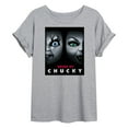 thumbnail image 1 of Chucky - We’ll Be Watching & Waiting - Women's Oversized T-Shirt, 1 of 4