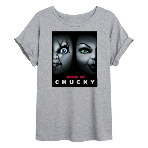 Chucky - Halloween - Bride Of Chucky - We’ll Be Watching & Waiting - Juniors Ideal Flowy Muscle T-Shirt