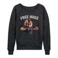thumbnail image 1 of Chucky - Free Hugs - Women's Lightweight French Terry Long Sleeve Shirt, 1 of 4
