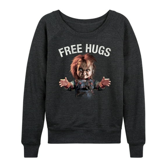 Chucky - Free Hugs - Women's Lightweight French Terry Long Sleeve Shirt