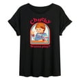 thumbnail image 1 of Chucky - Friendly, Wanna Play - Women's Oversized T-Shirt, 1 of 4
