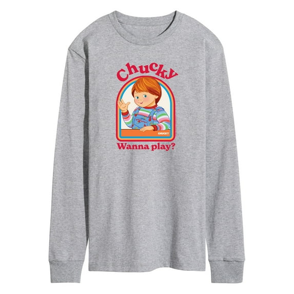 Chucky - Friendly, Wanna Play - Men's Long Sleeve T-Shirt