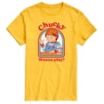 thumbnail image 1 of Chucky - Friendly, Wanna Play - Men's Short Sleeve Graphic T-Shirt, 1 of 4