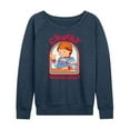 thumbnail image 1 of Chucky - Friendly, Wanna Play - Women's Lightweight French Terry Long Sleeve Shirt, 1 of 4